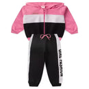 Conjunto Moletom Peluciado Infantil Feminino Girl Fashion - Rosa