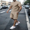 Conjunto Tshirt Casual para homem elegante