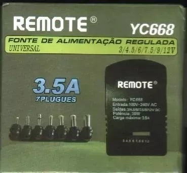 Fonte Alimentação Regulada Universal Remote Yc668