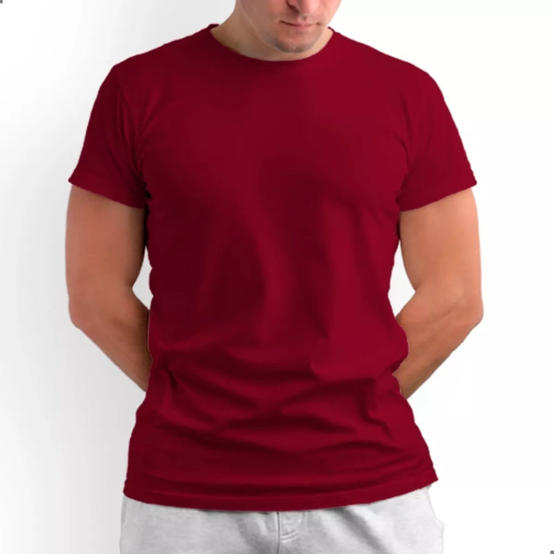 Camiseta Básica Masculina Dry Fit Lisa Tradicional