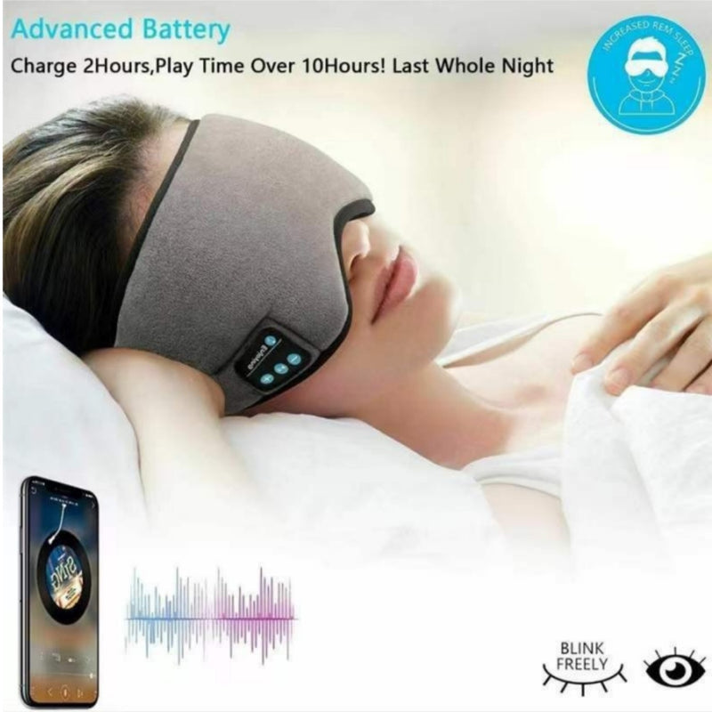 Fones De Ouvido Bluetooth Sleep Mask Para Dormir Faix sem fio