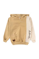 Conjunto Moletom Peluciado Infantil Masculino Authentic - Bege