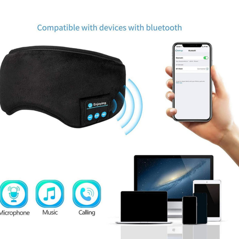 Fones De Ouvido Bluetooth Sleep Mask Para Dormir Faix sem fio